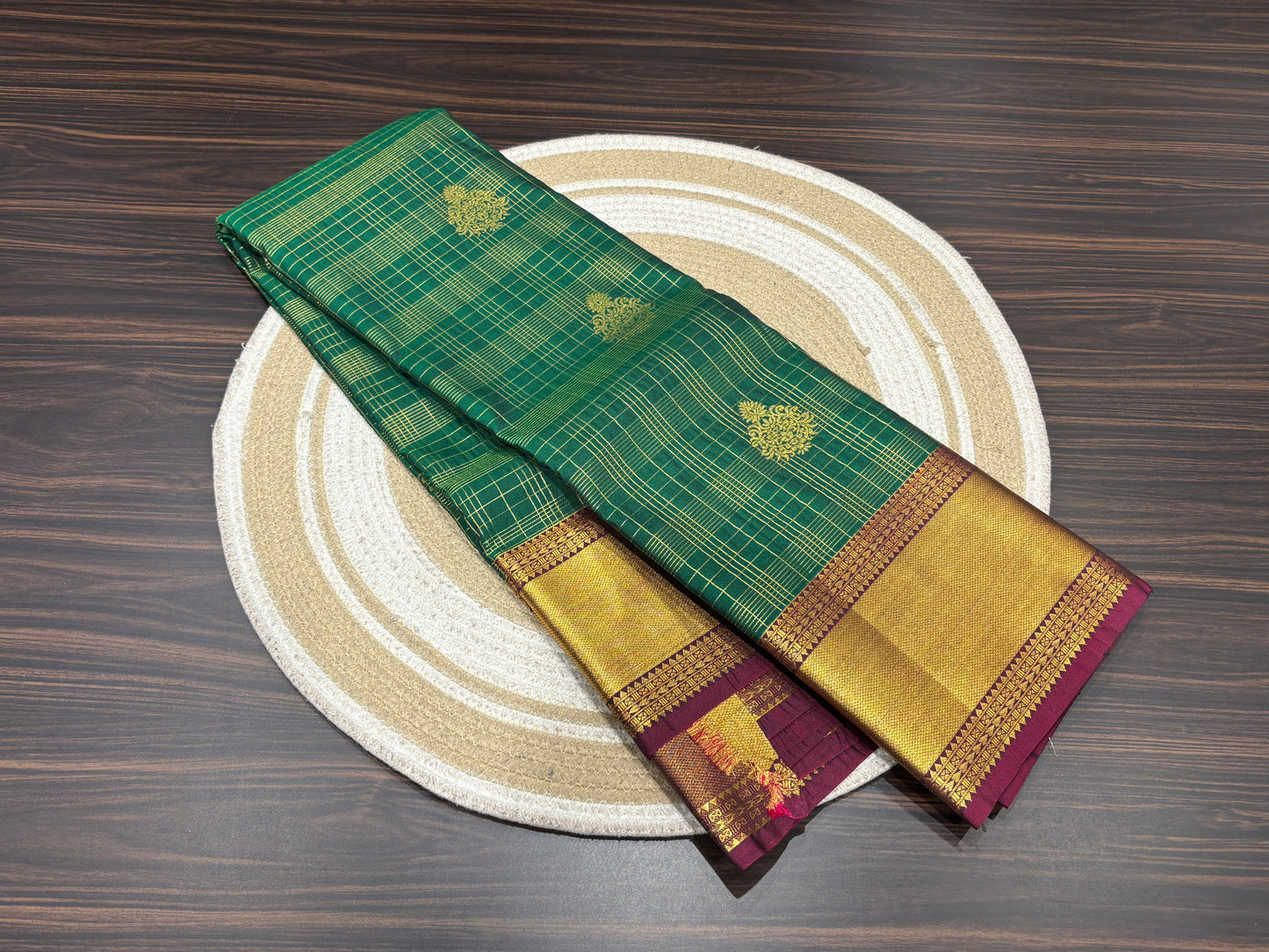 Semi Kanchipuram silk