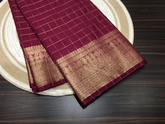 Semi Mysore Crape Silk