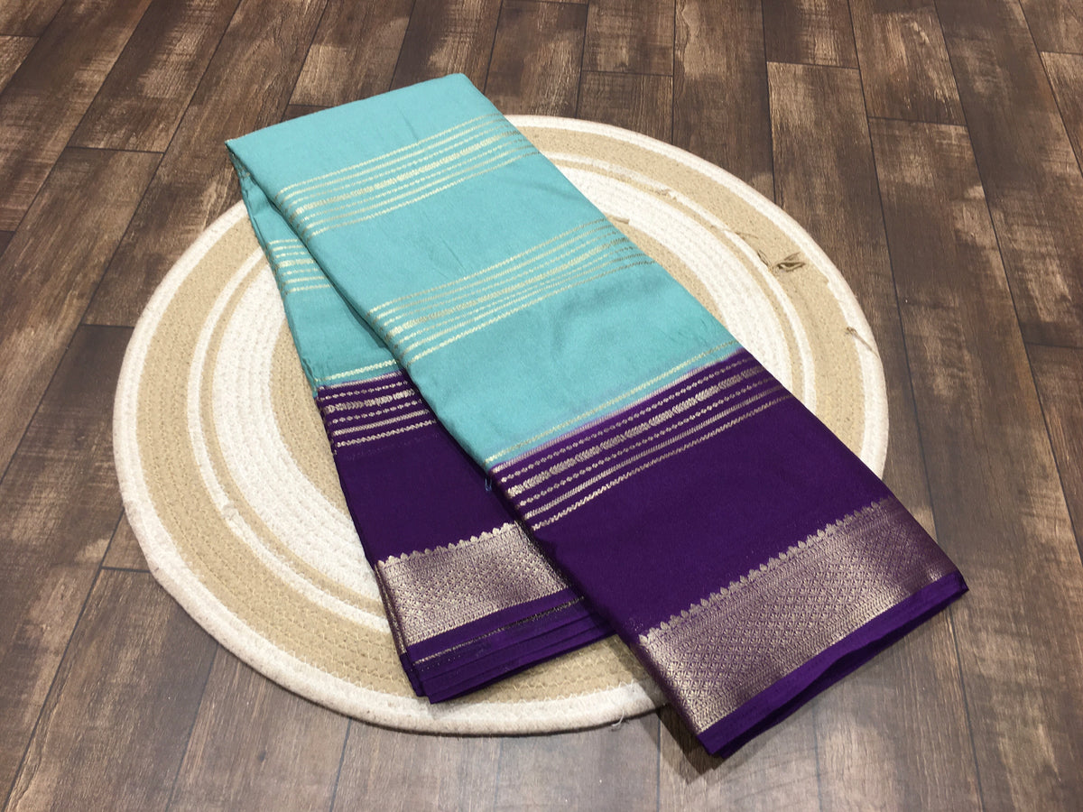 Semi Mysore Crape Silk