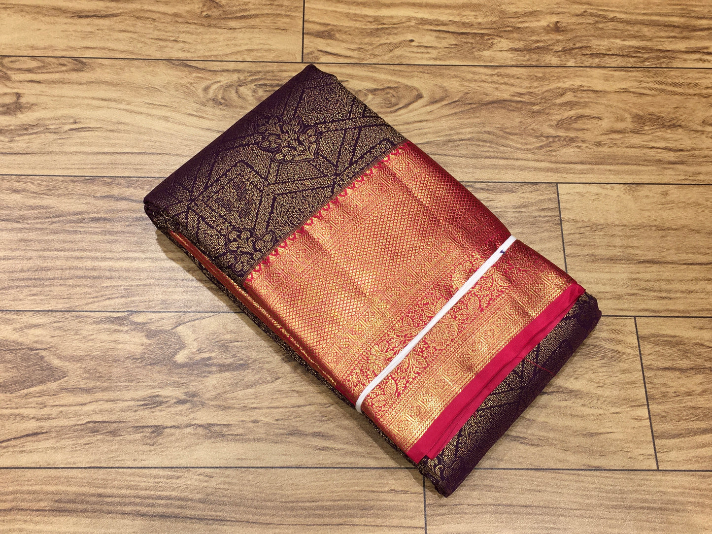 Semi Kanchipuram brocade