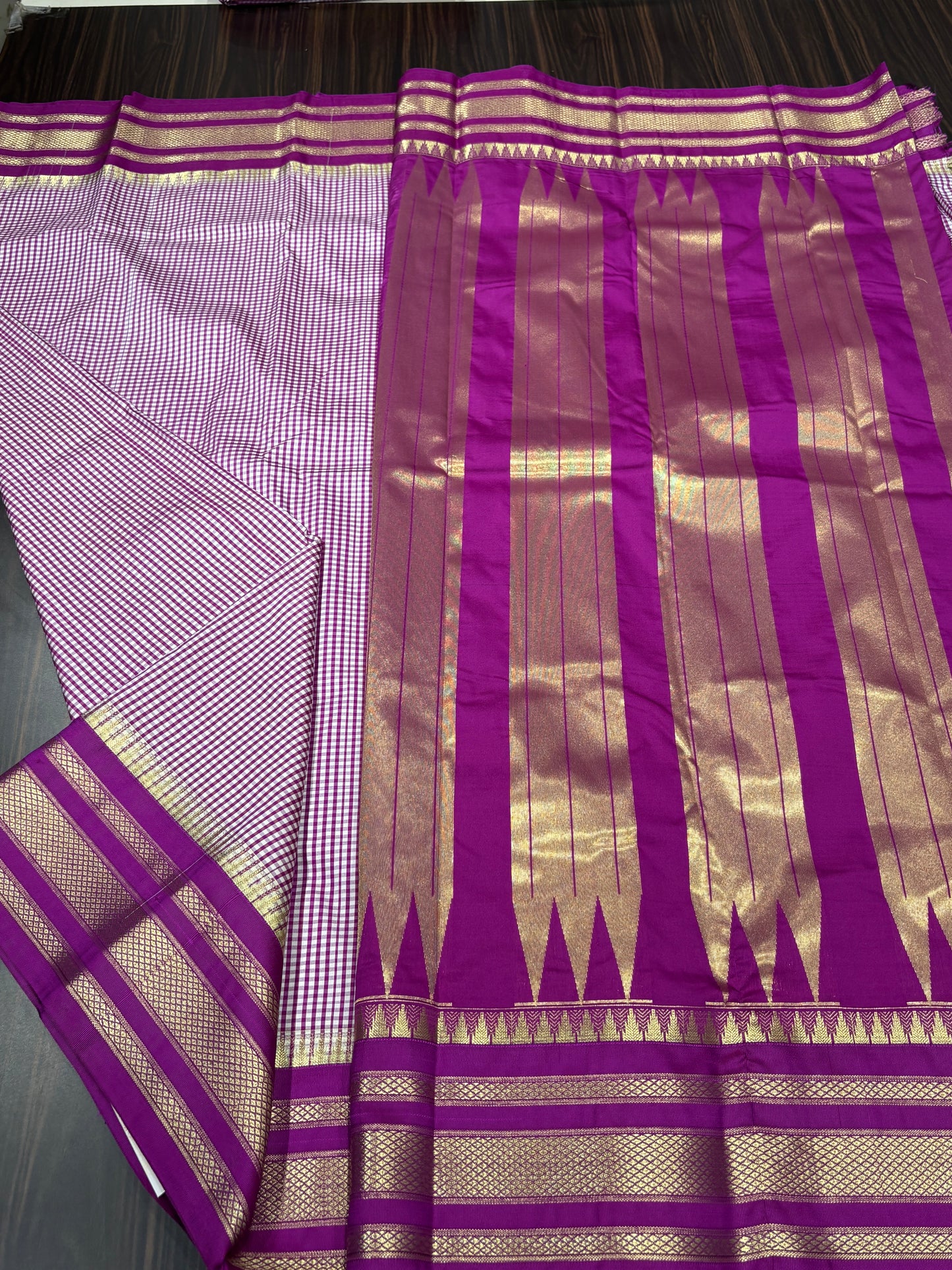 Semi Kanchipuram silk
