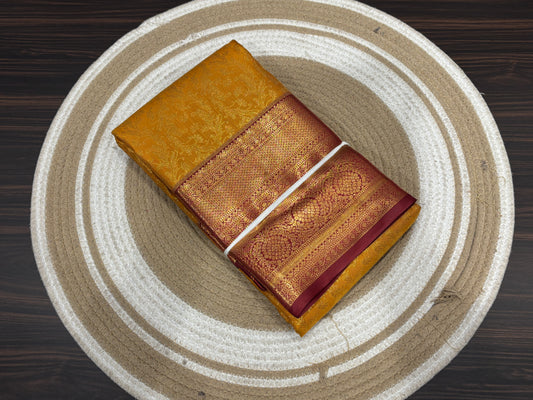 Semi Kanchipuram silk