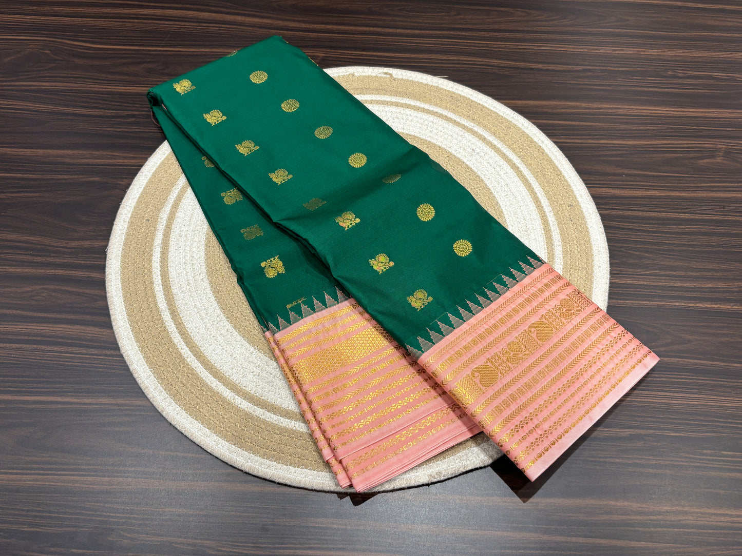 Semi Kanchipuram silk