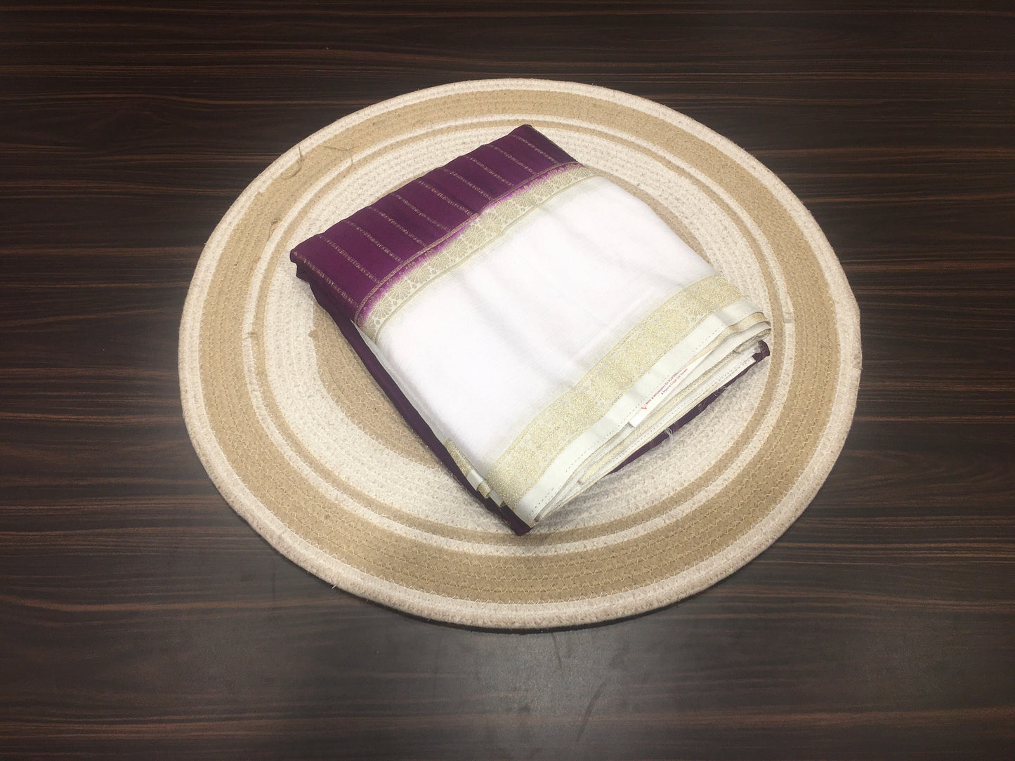 Chiffon crape saree