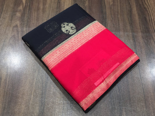 Chiffon Crape Saree