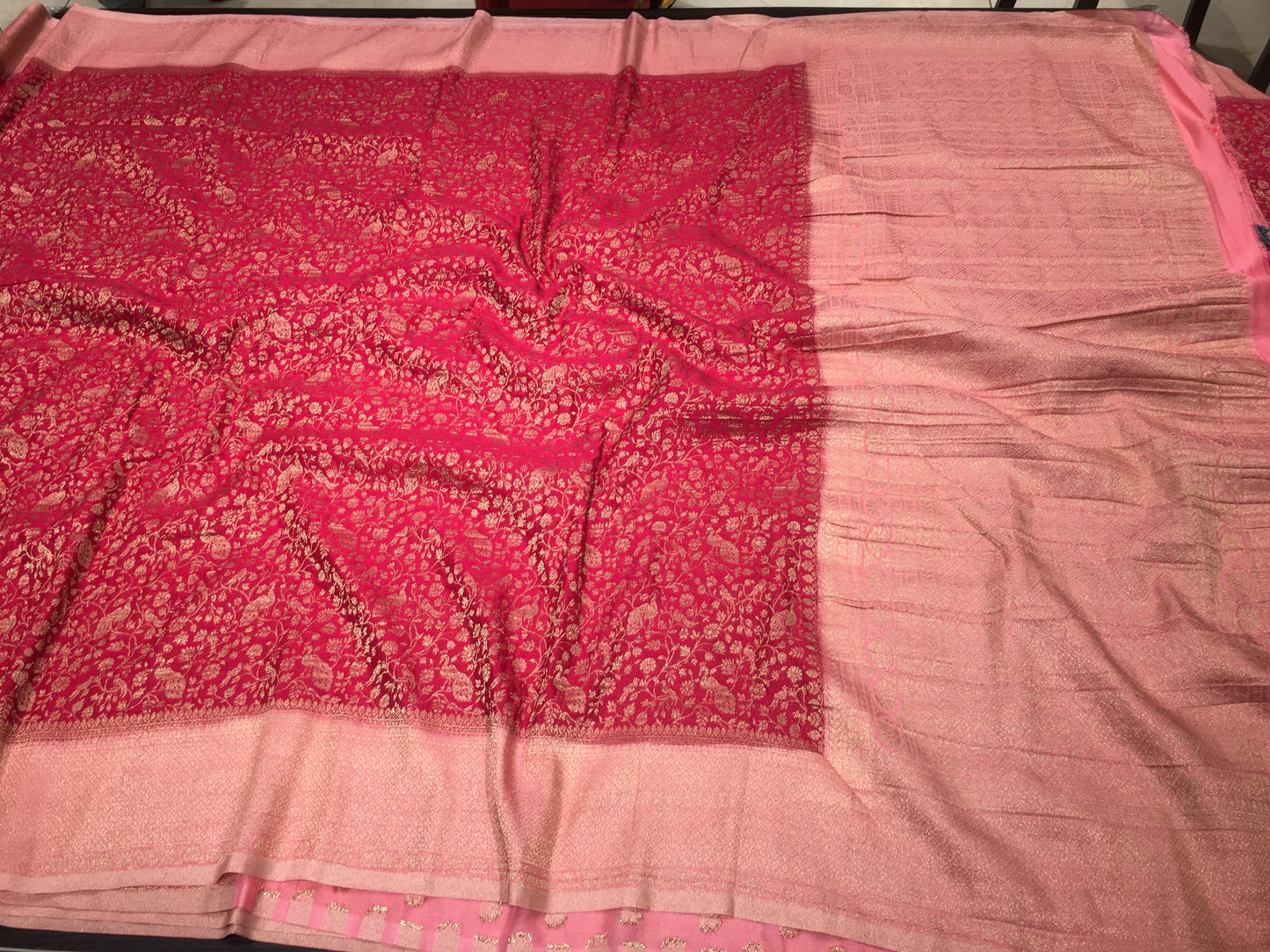 Chiffon georgette saree
