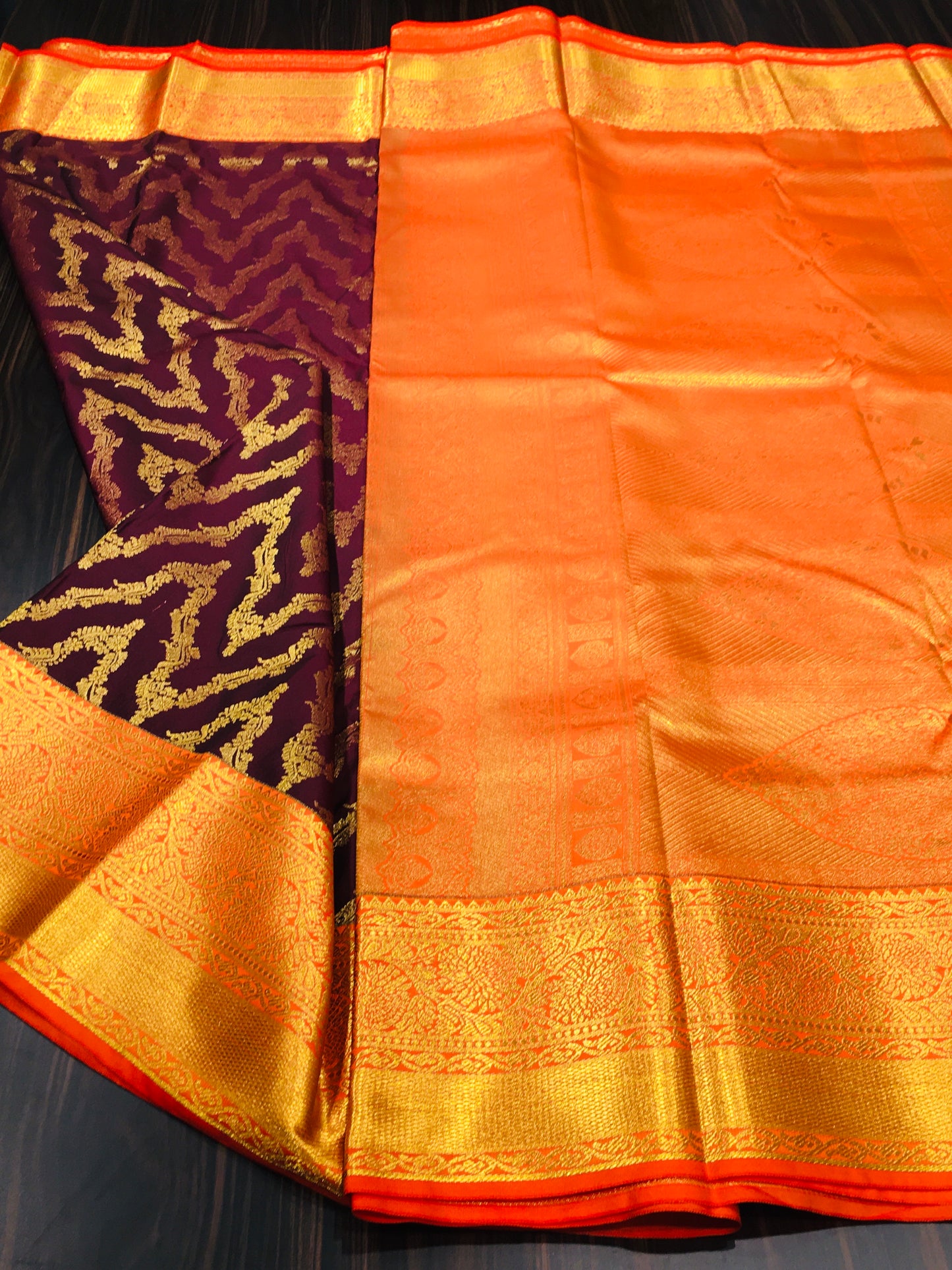 Semi Kanchipuram silk