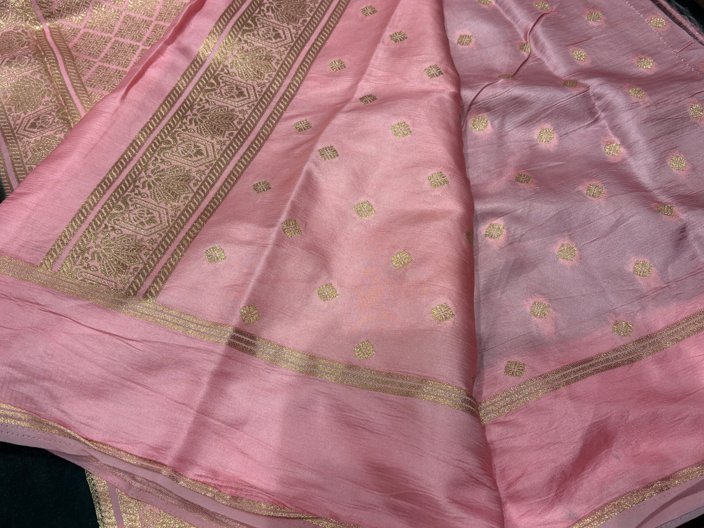 Soft crape saree