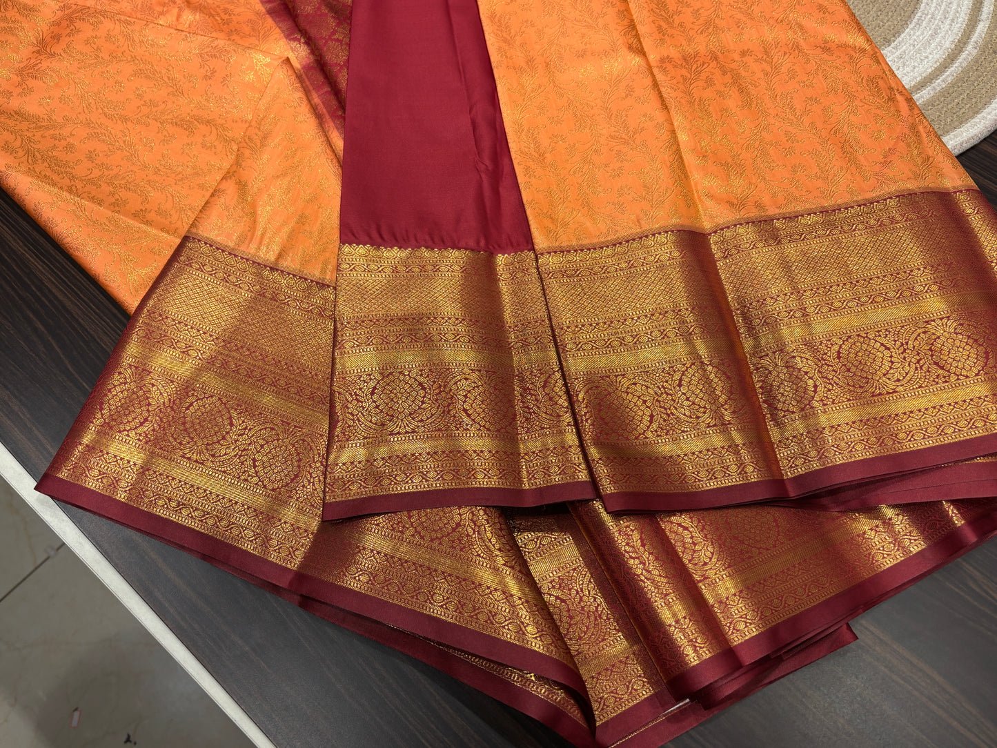 Semi Kanchipuram silk
