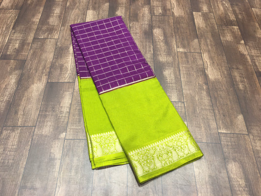 Semi Mysore Crape Silk