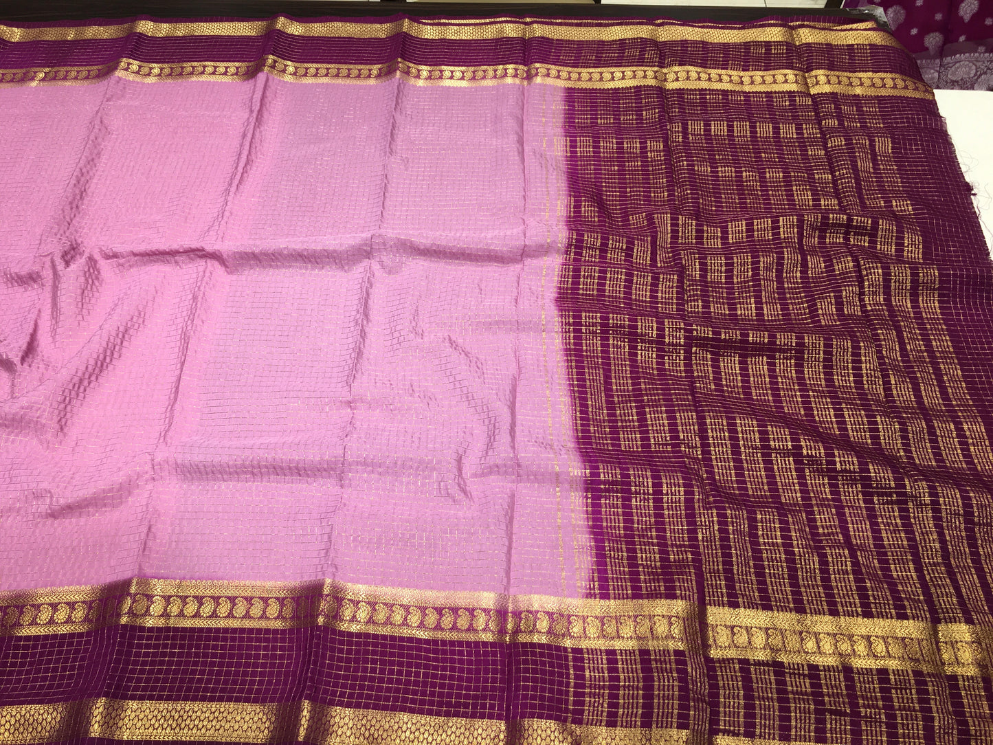 Semi Mysore crape
