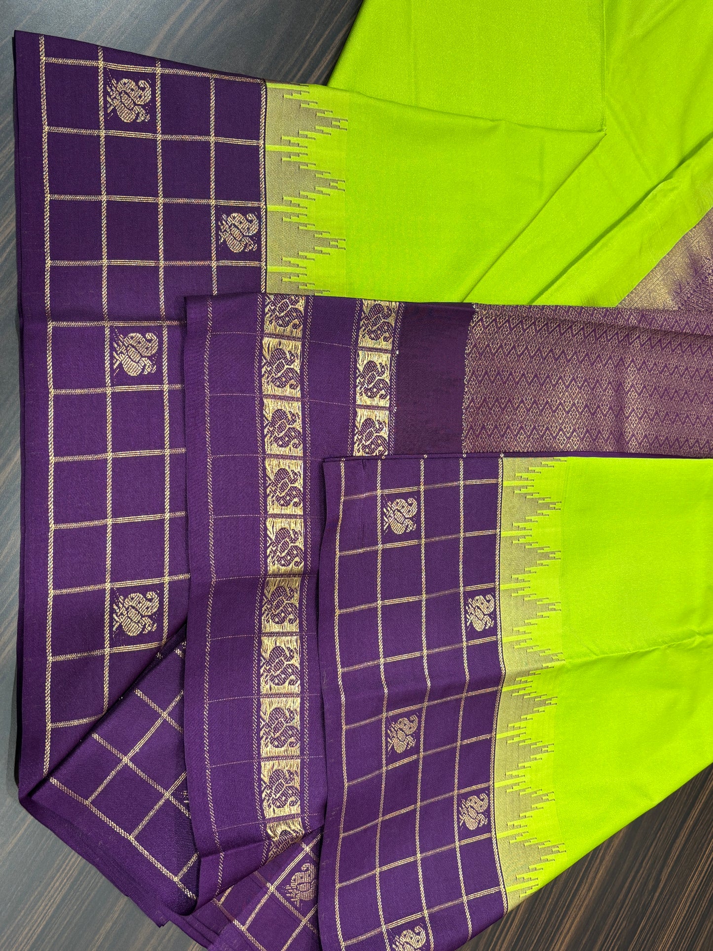 Semi Kanchipuram silk