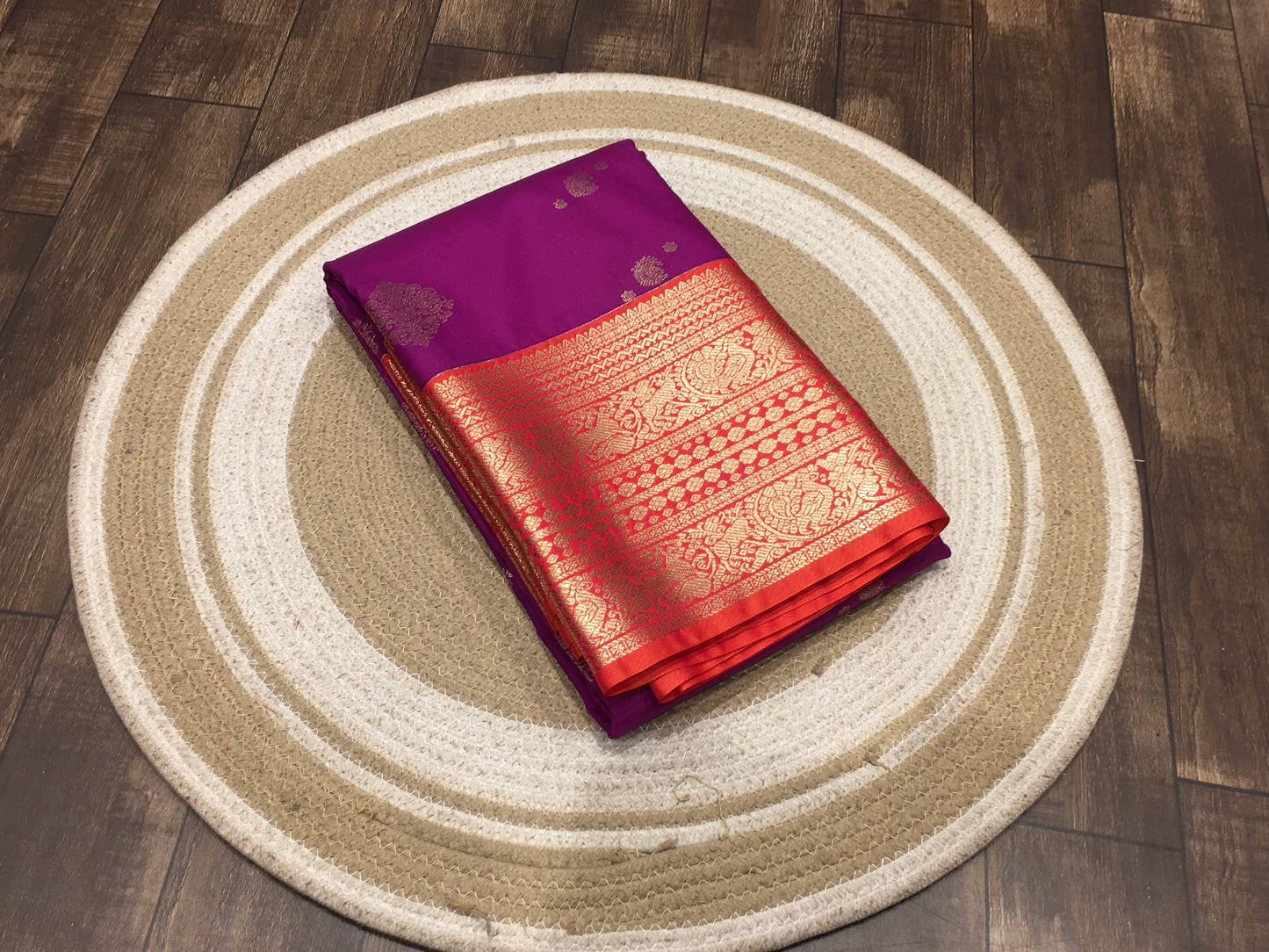 Semi Kanchipuram silk