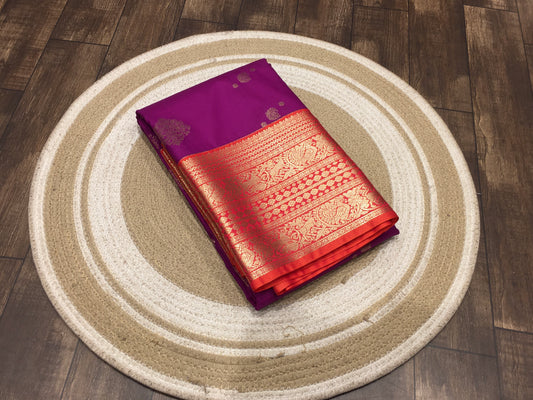 Semi Kanchipuram silk