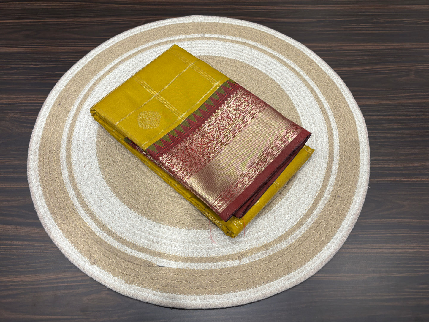 Semi Kanchipuram silk