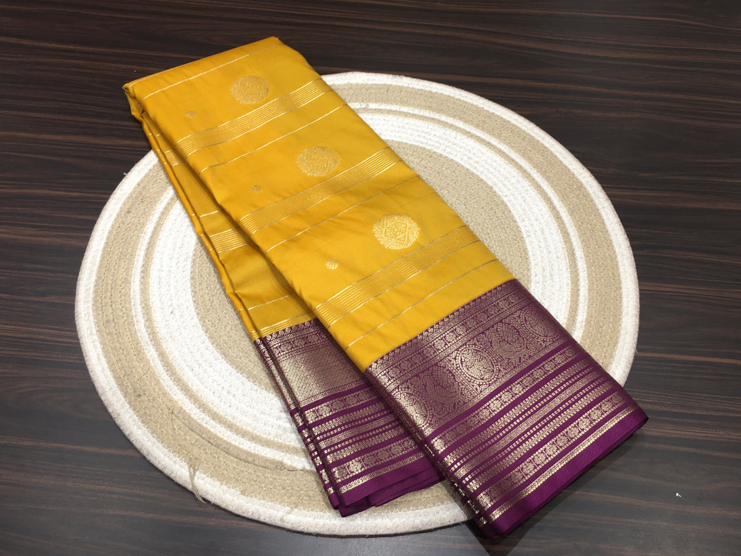Semi Kanchipuram silk