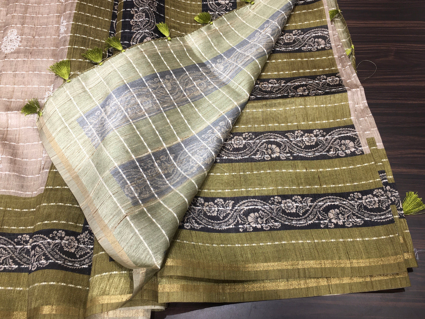 Fancy cotton saree