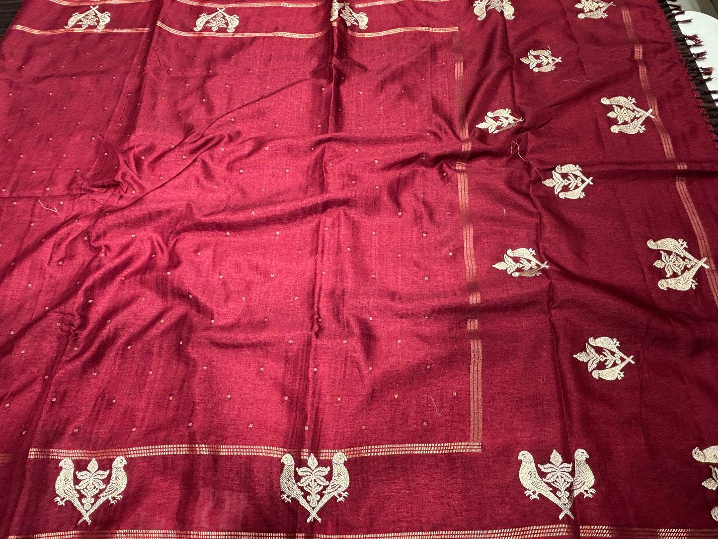 Soft tussar saree
