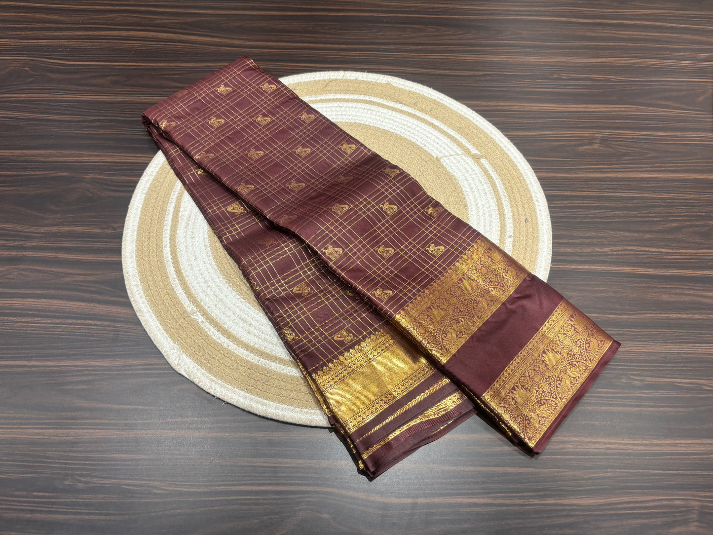 Semi Kanchipuram silk