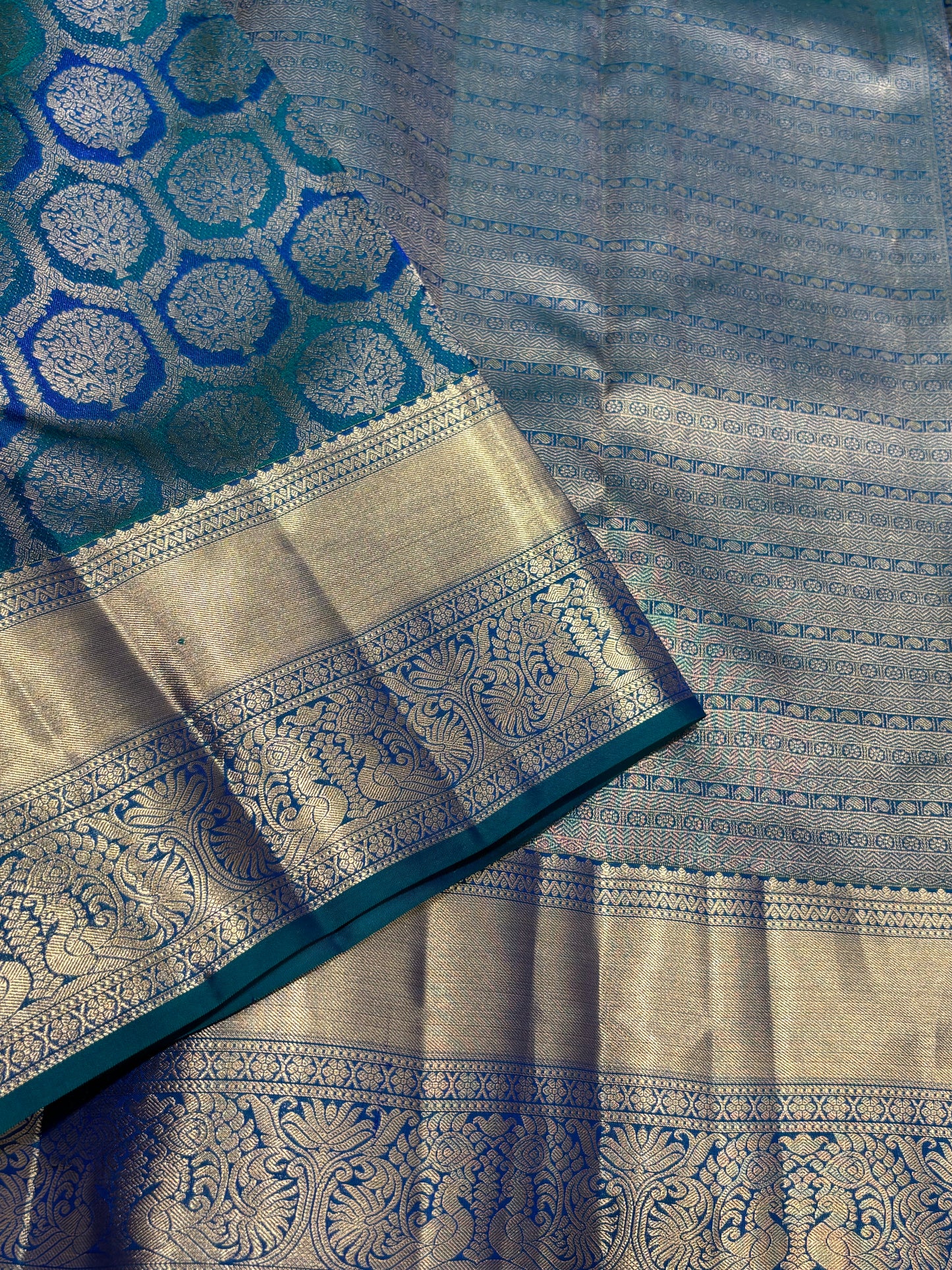 Pure Kanchipuram Broced Silk