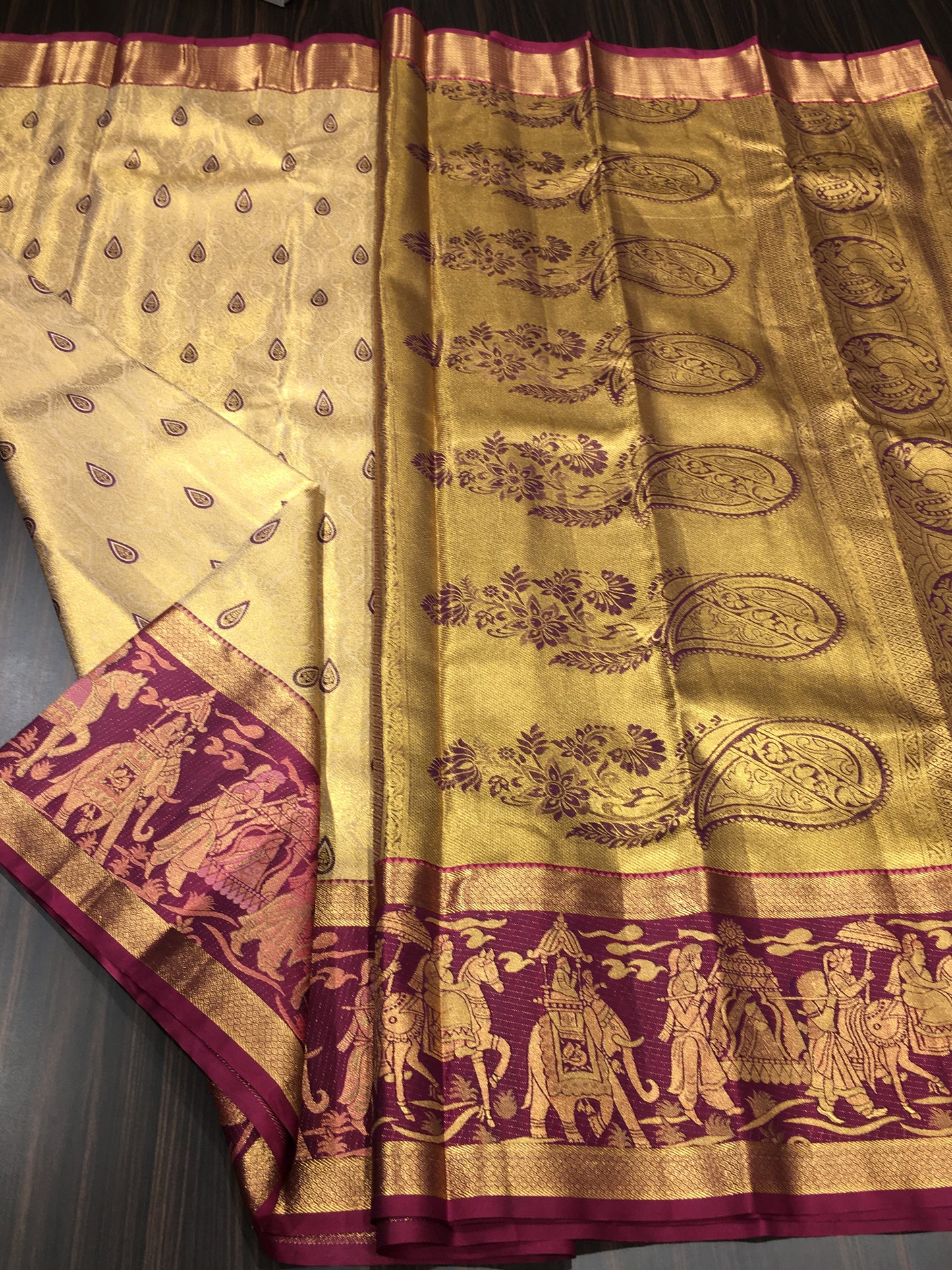 Semi Kanchipuram tissue