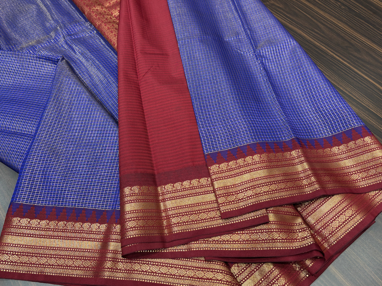 Semi Kanchipuram silk