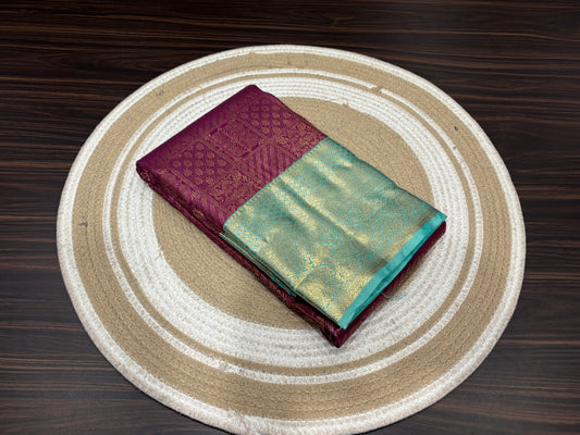 Semi Kanchipuram silk