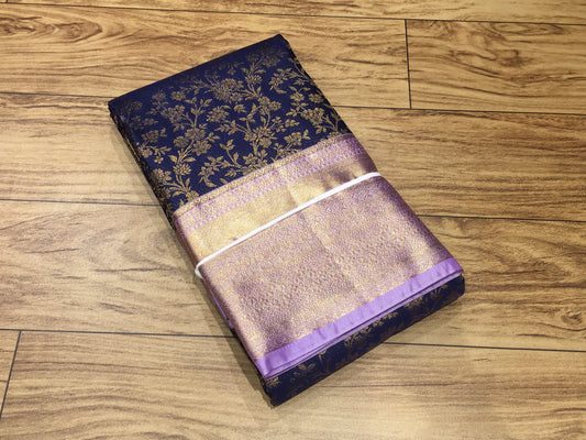 Semi Kanchipuram brocade