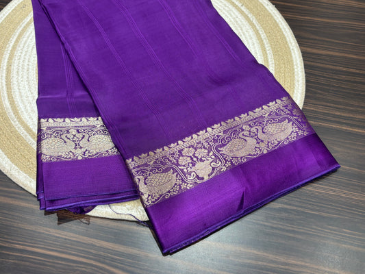 Semi Mysore Crape Saree