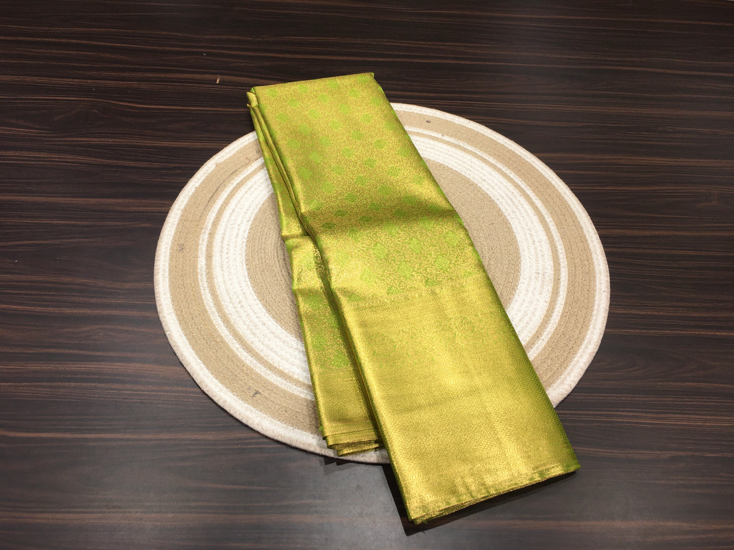 Semi Kanchipuram Tissue silk saree