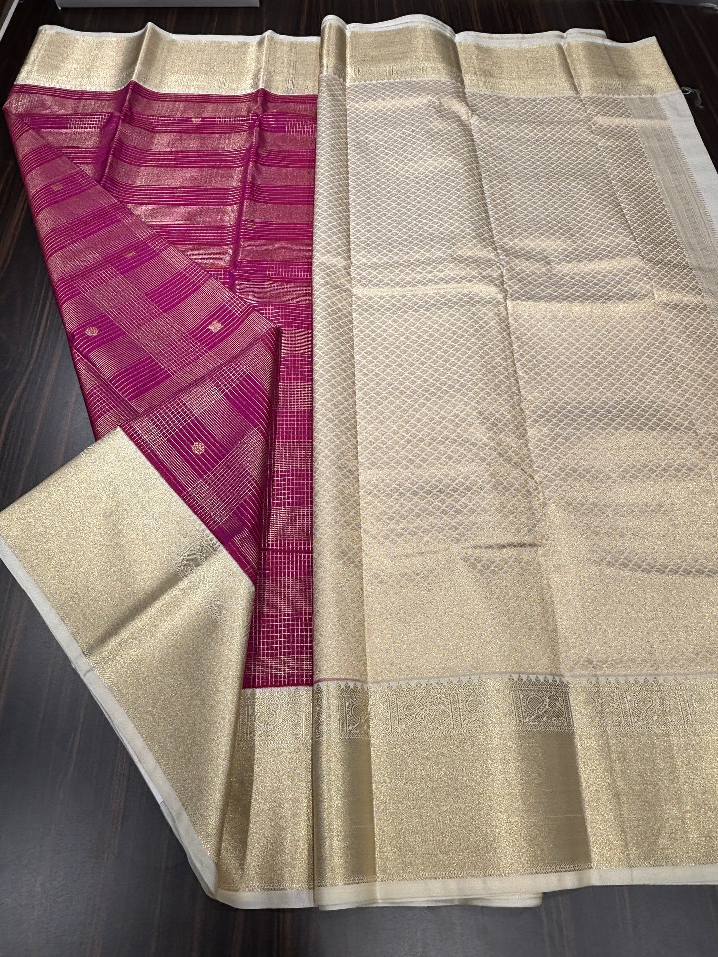 Semi Kanchipuram silk