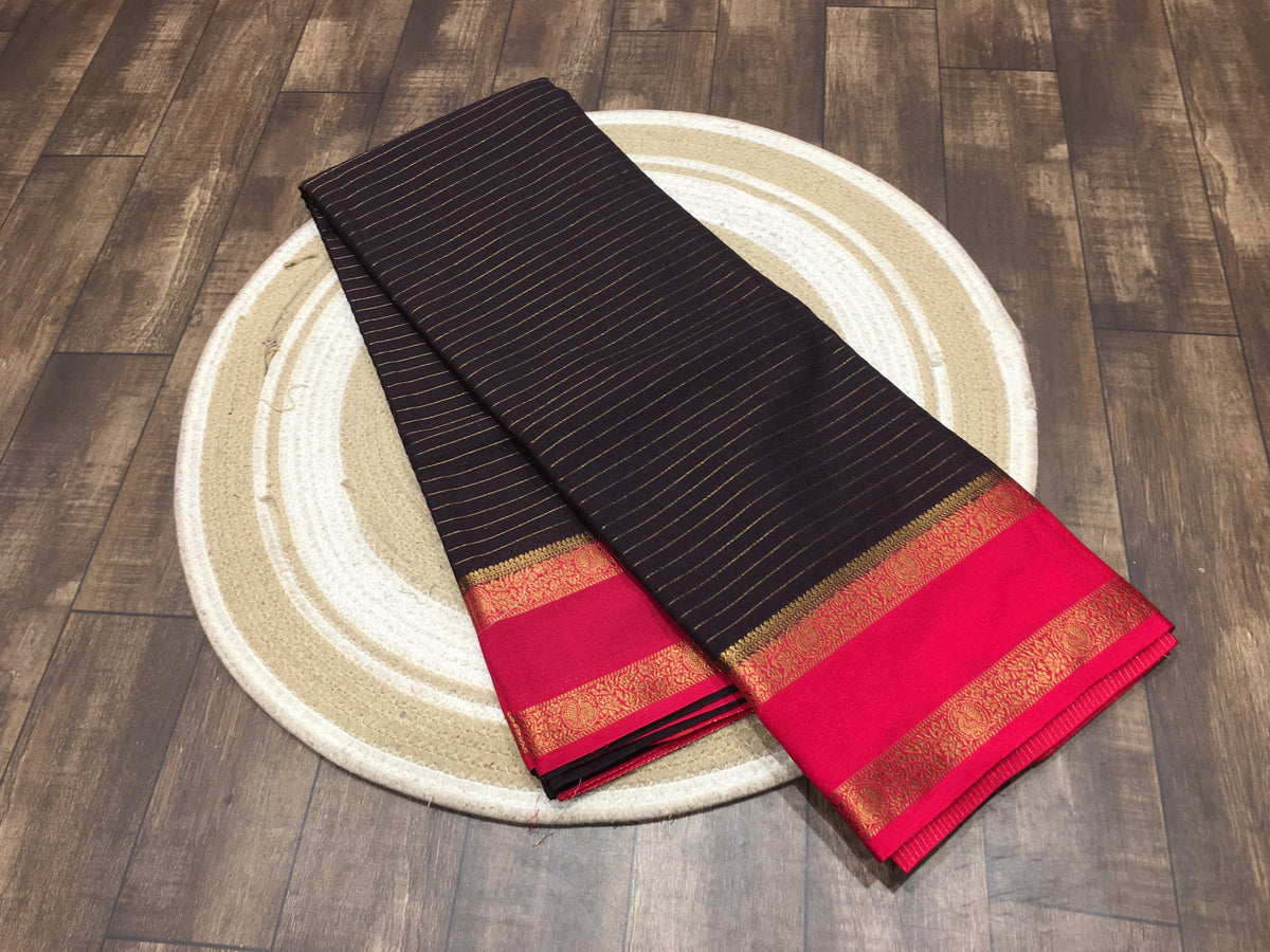 Semi Mysore Crape Silk