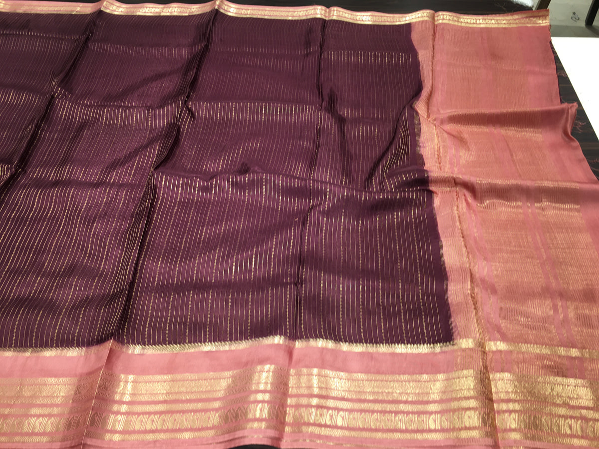 Semi Mysore Crape Silk