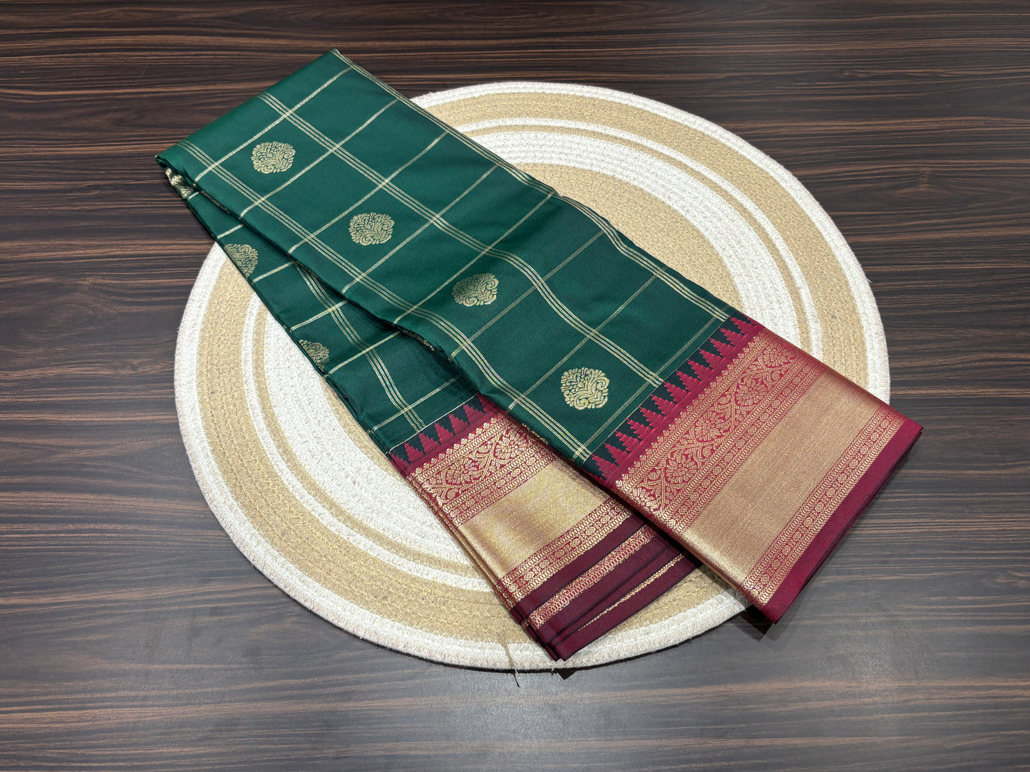 Semi Kanchipuram silk