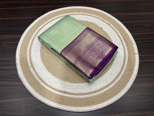 Semi Kanchipuram silk
