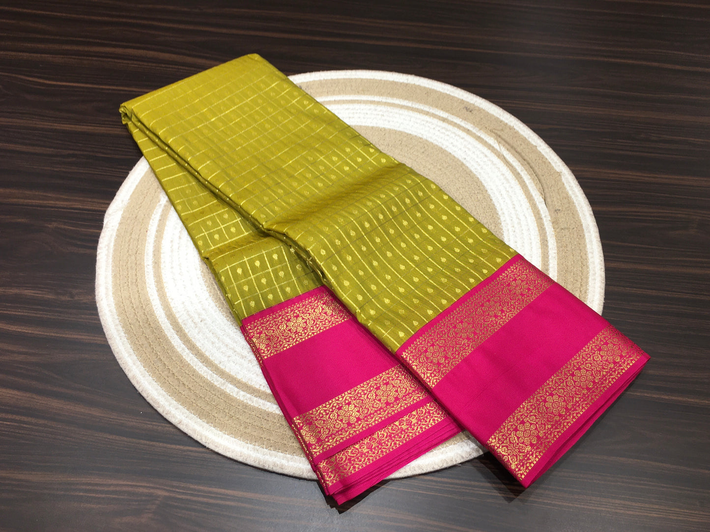 Semi Kanchipuram silk