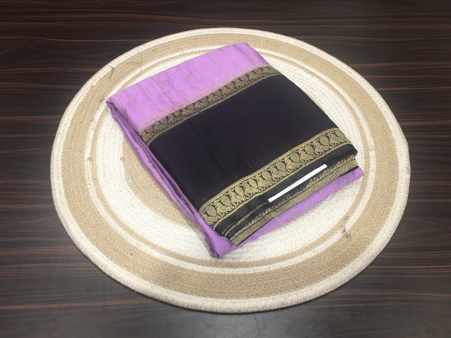 Chiffon crape saree