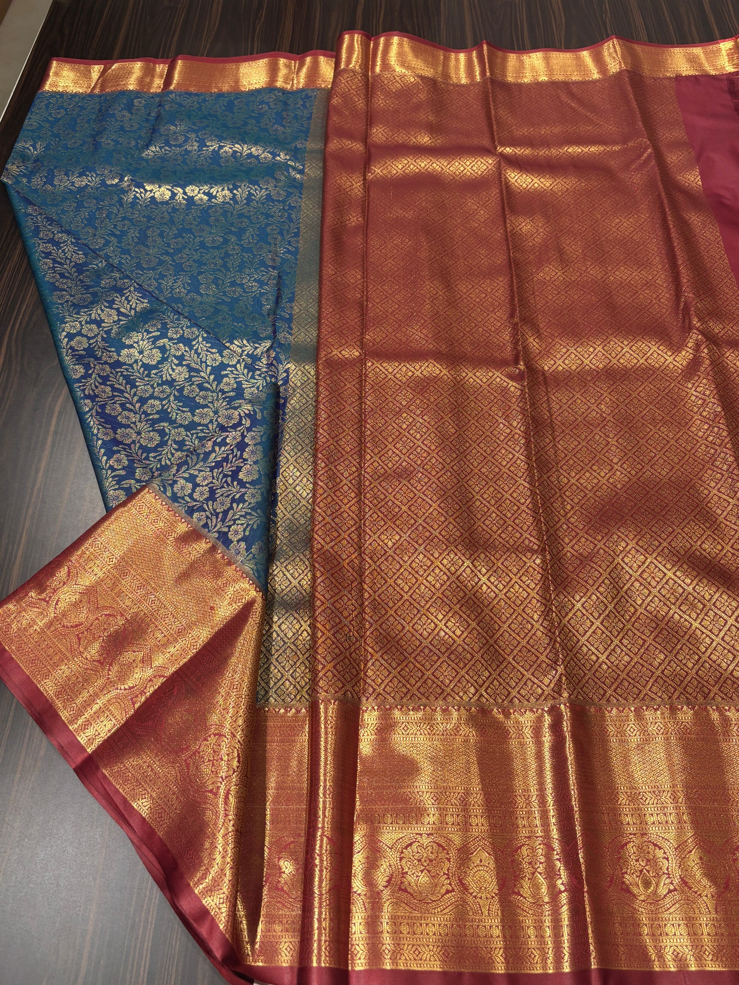 Semi Kanchipuram silk