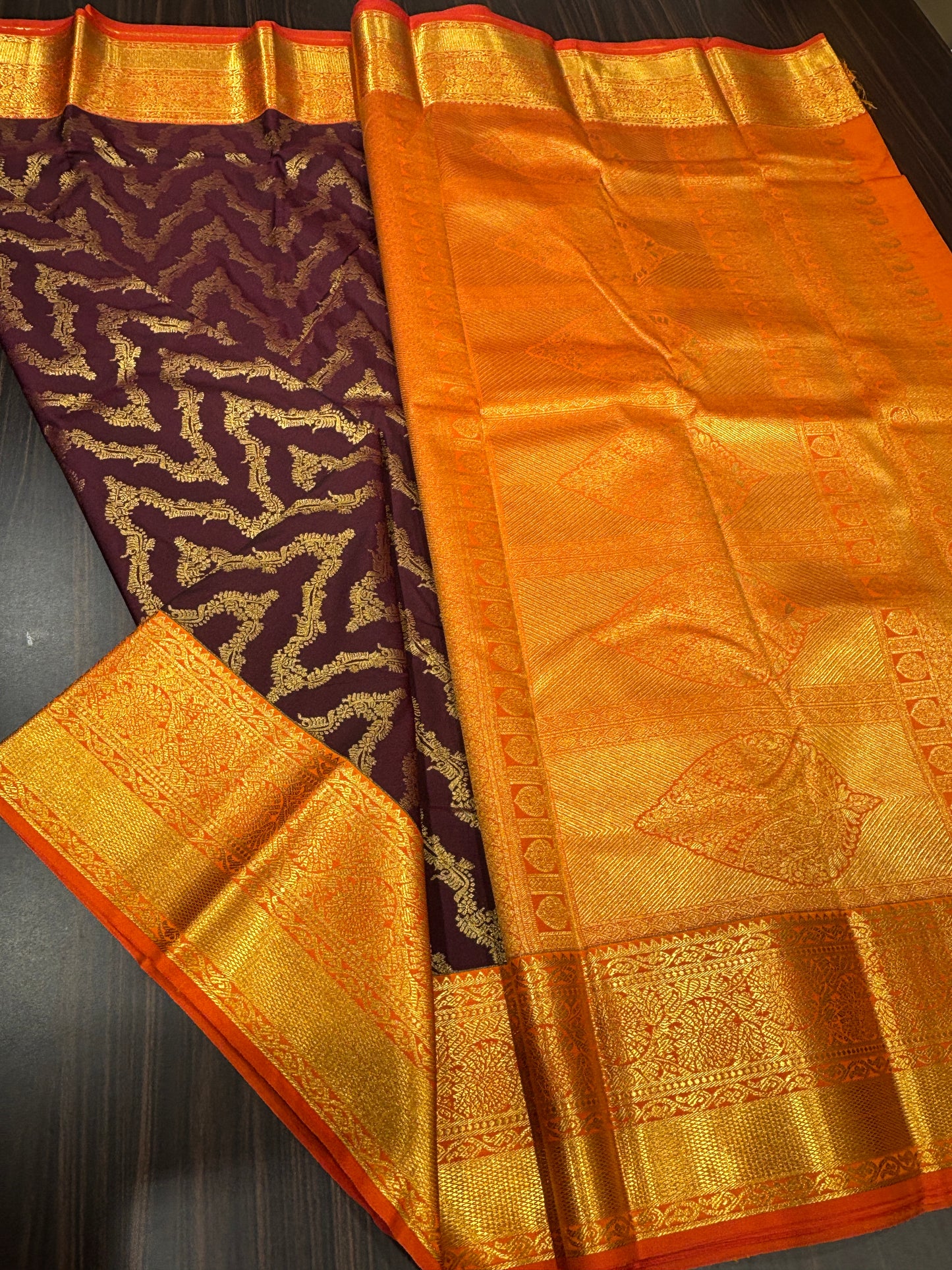 Semi Kanchipuram silk