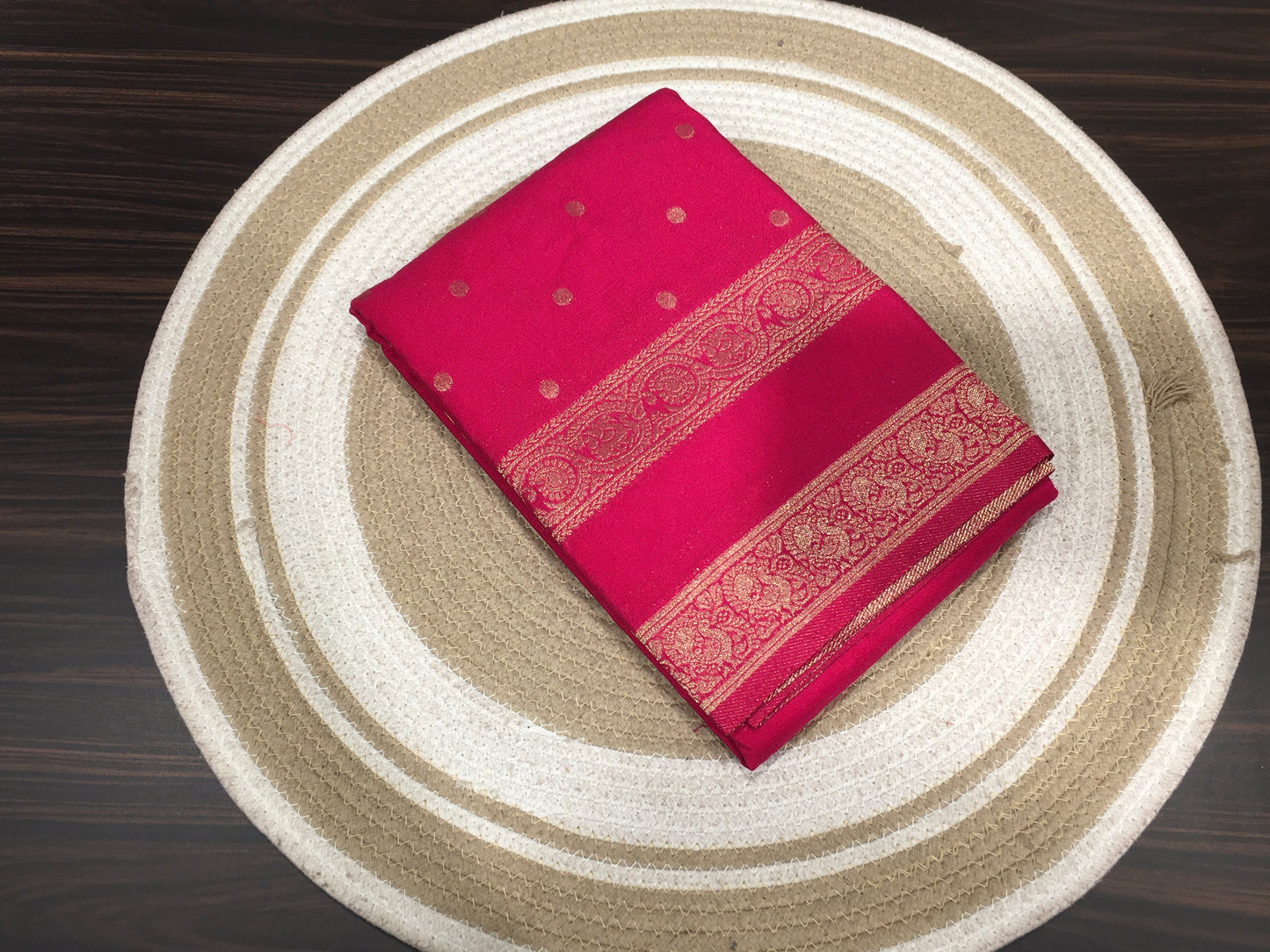 Soft crape saree