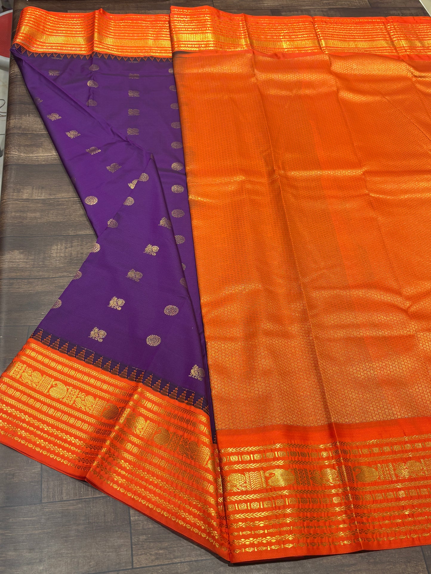 Semi Kanchipuram silk