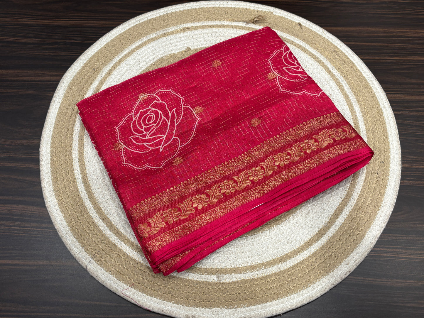 Mulberry silk saree