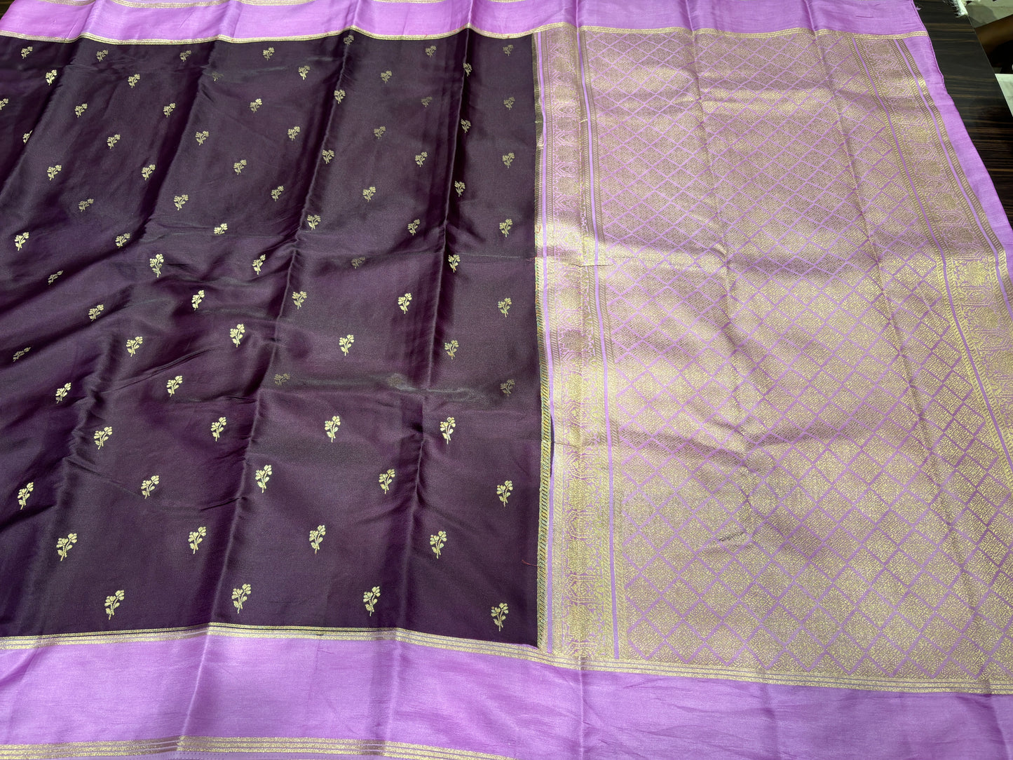 Soft crape saree