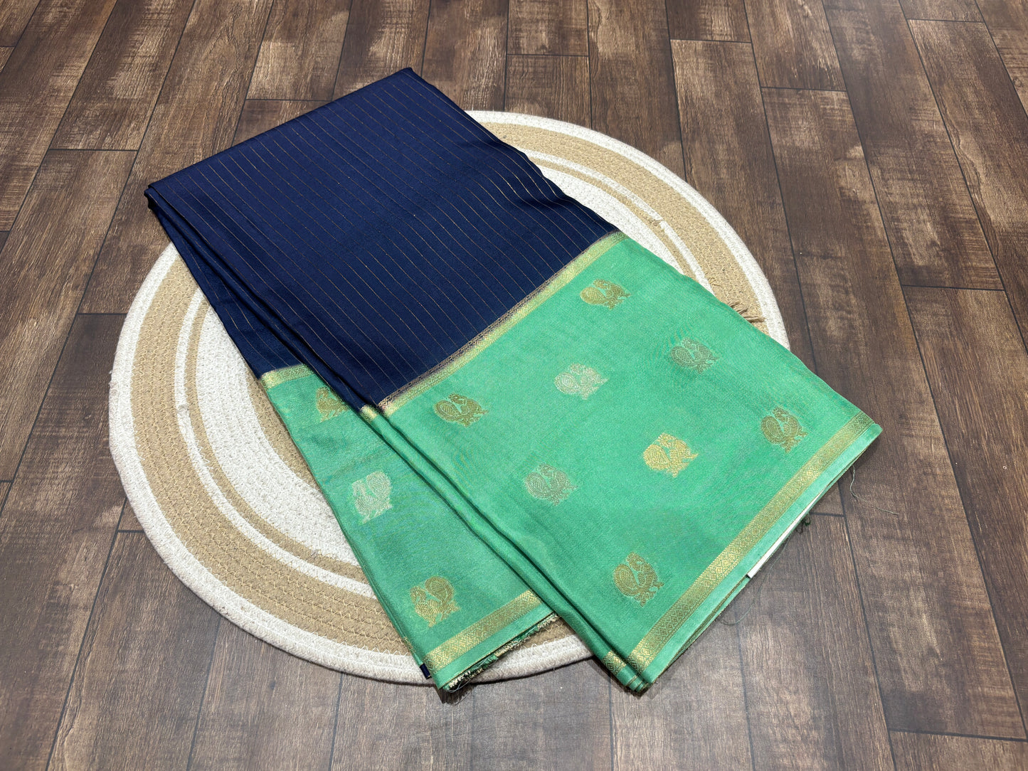 Semi Mysore crape saree