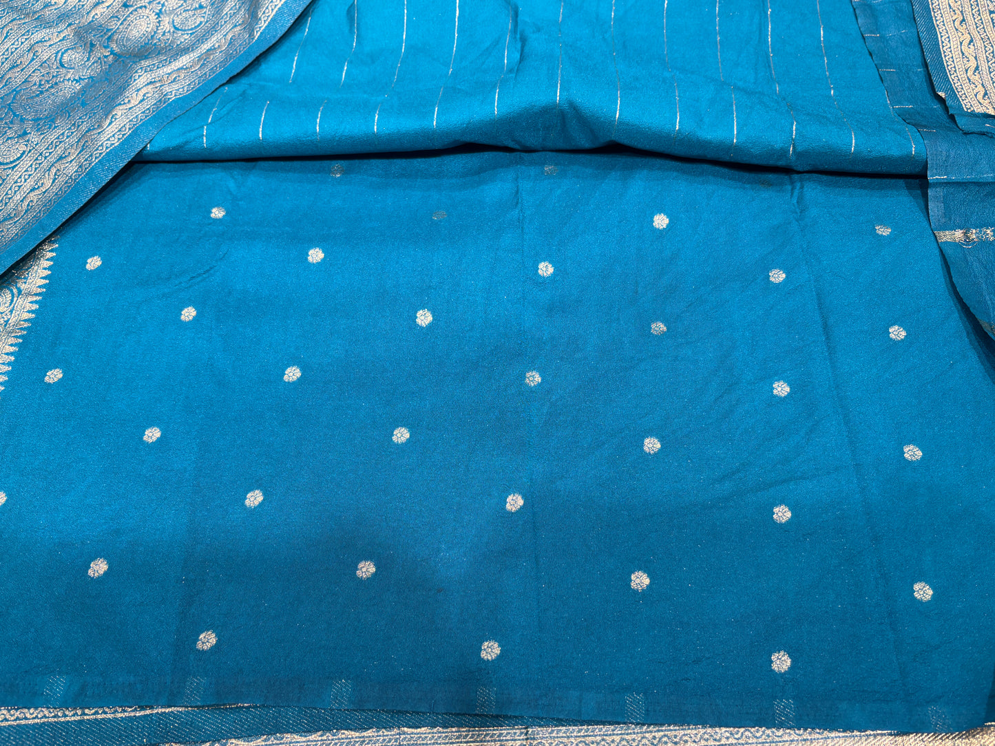 Soft crape saree