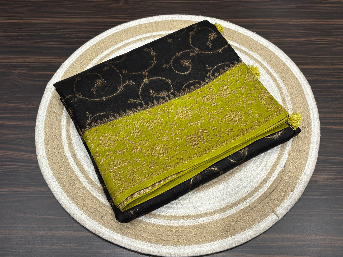 Soft tussar saree