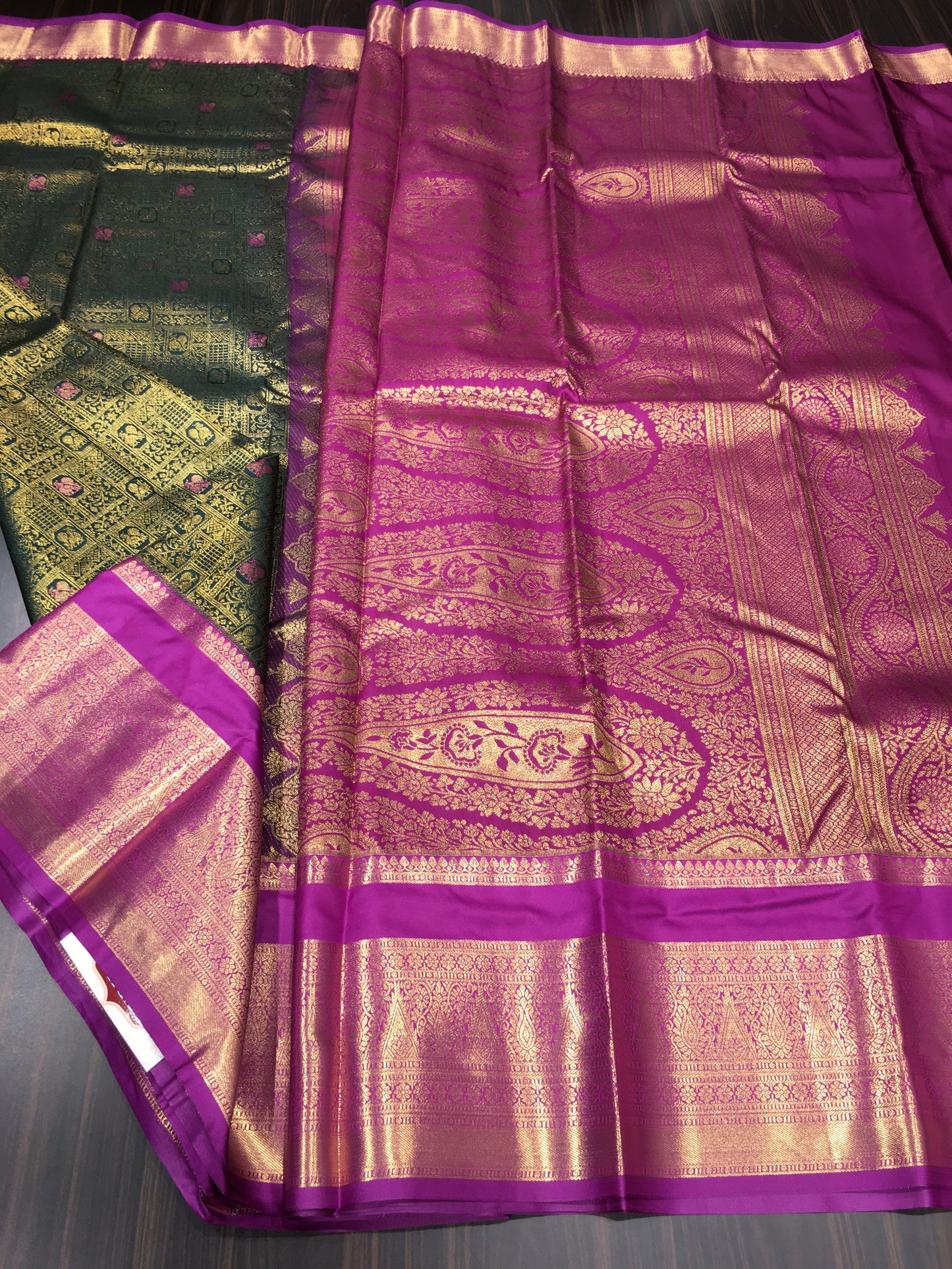 Semi Kanchipuram silk