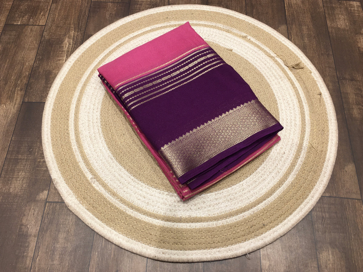 Semi Mysore Crape Silk