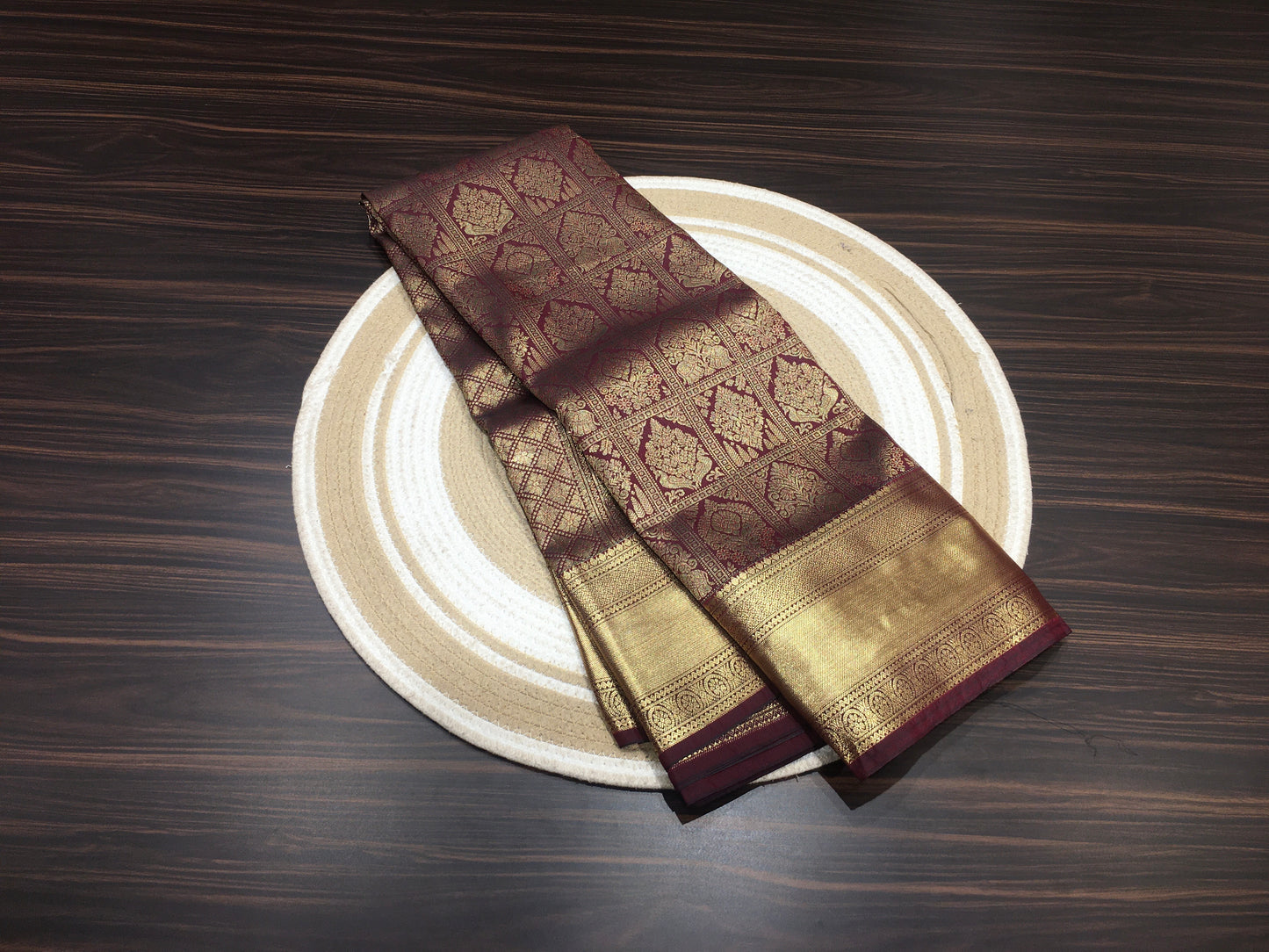 Semi Kanchipuram silk