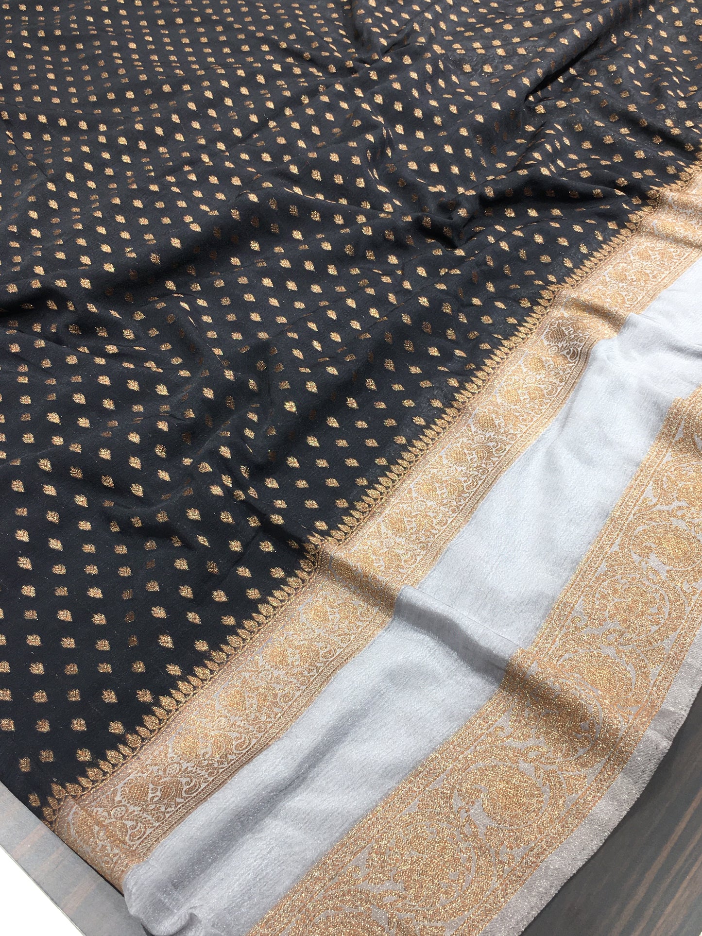 Chiffon georgette saree
